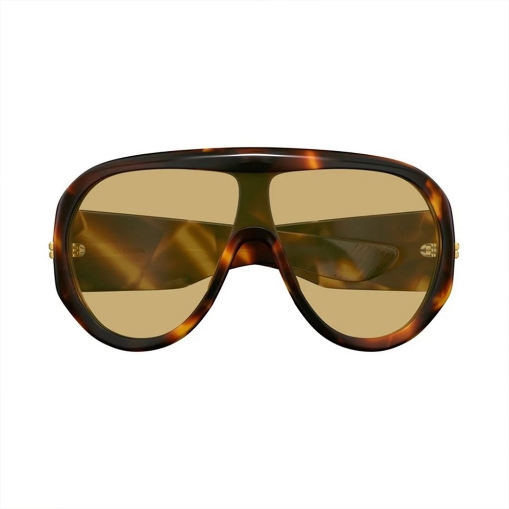 Bottega Veneta Clothing Bottega Veneta Oversized Mask Sunglasses in Havana | Nigo Office