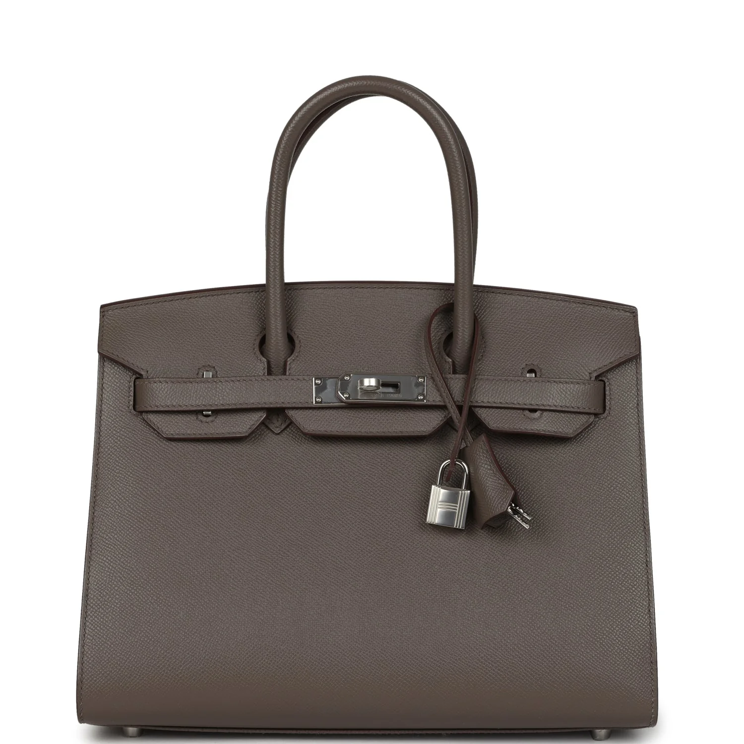 Hermes Birkin SellierEtain Epsom Palladium Hardware