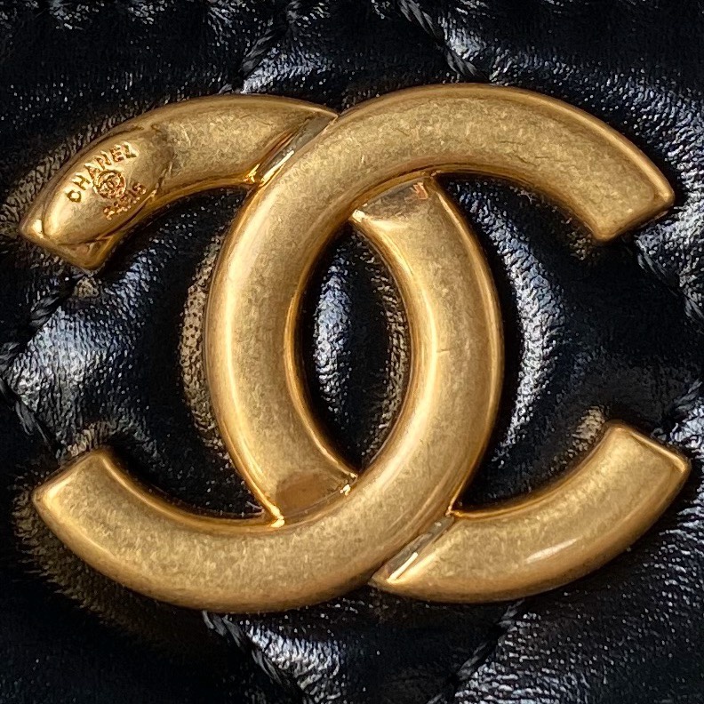 [TOP] CHANEL Mini Vanity Case Perfect Fit Bag 11x8.5x7cm - Black - 711 Luxury