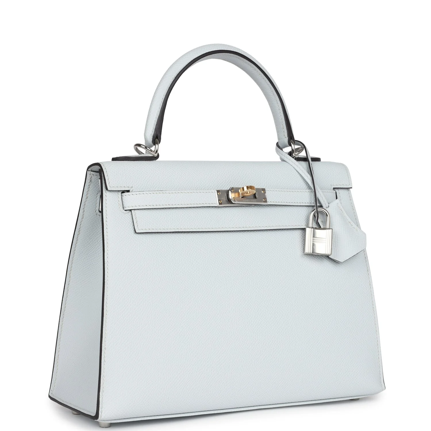 Hermes Kelly Sellier  Gris Platine Epsom Electrum Hardware