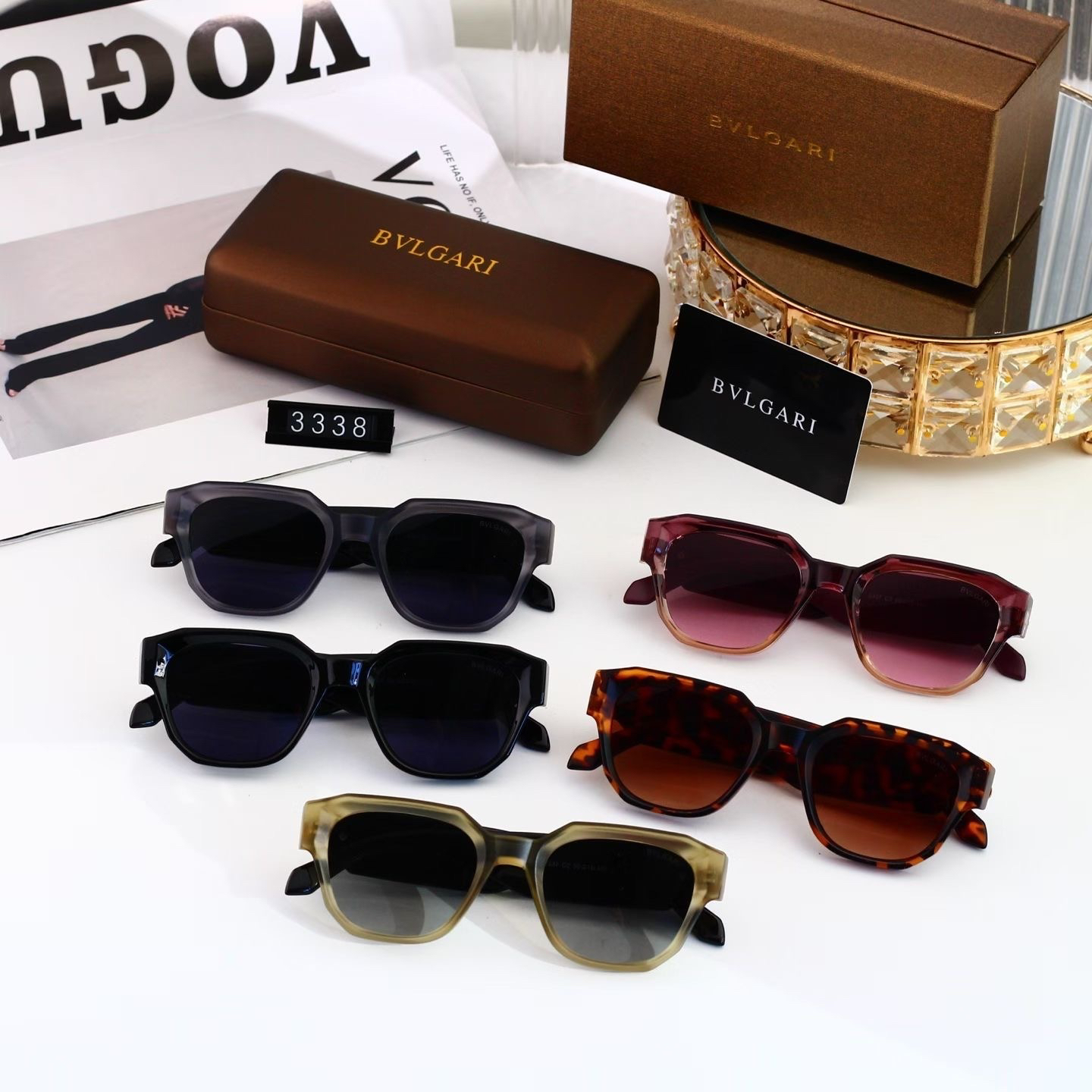 [TOP] BVLGARI Sunglasses - 5 Colors