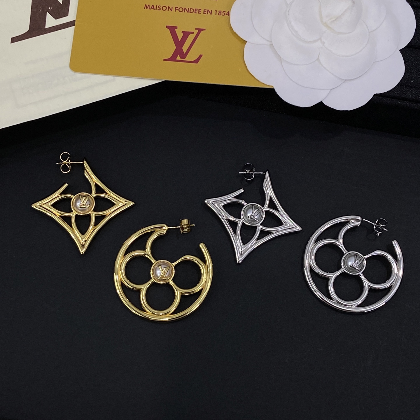 [TOP] Louis Vuitton LV Earrings - 2 Color - 711 Luxury