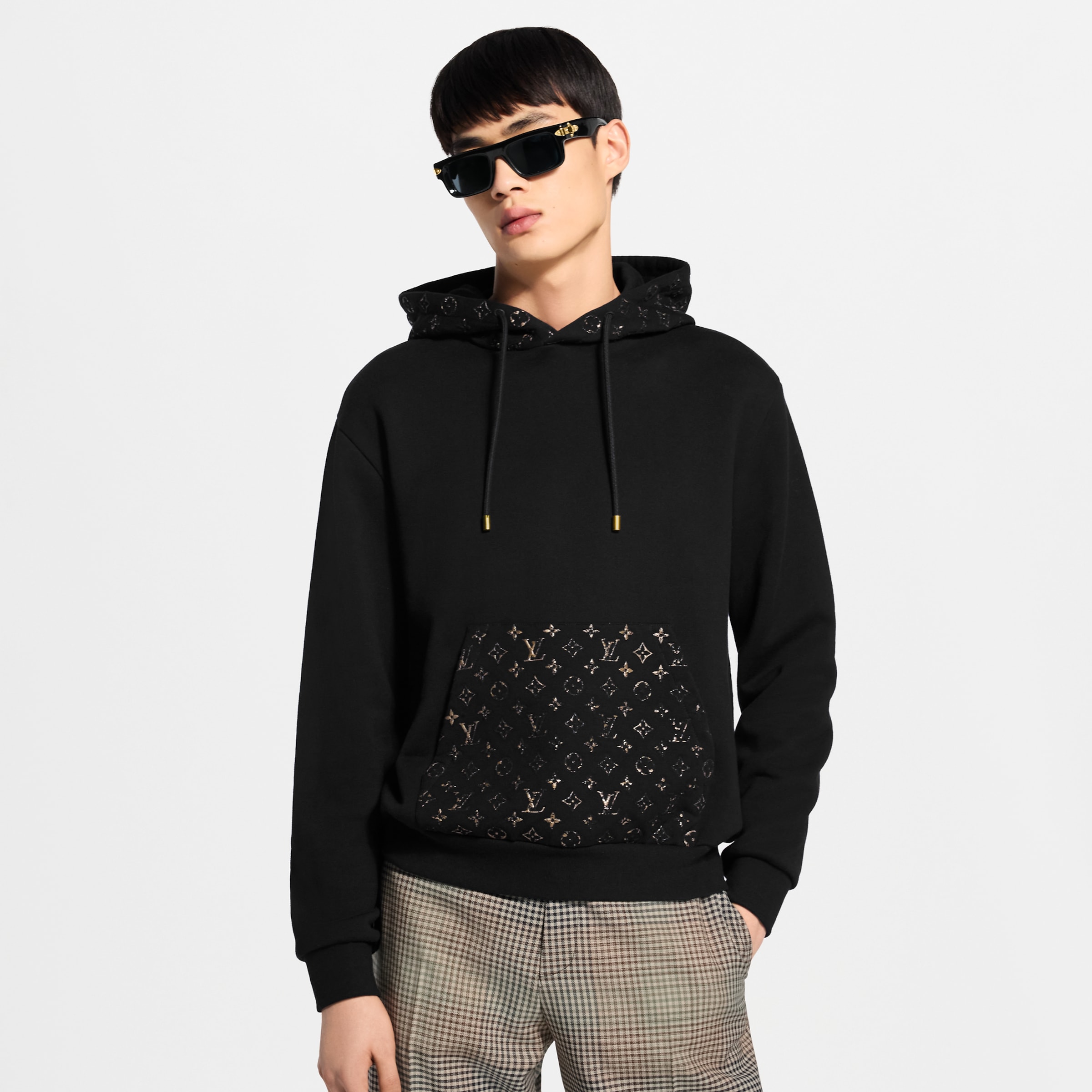 Louis Vuitton Clothing LOUIS VUITTON Reflective Signature Hoodie #395414 View 2 | Nigo Office