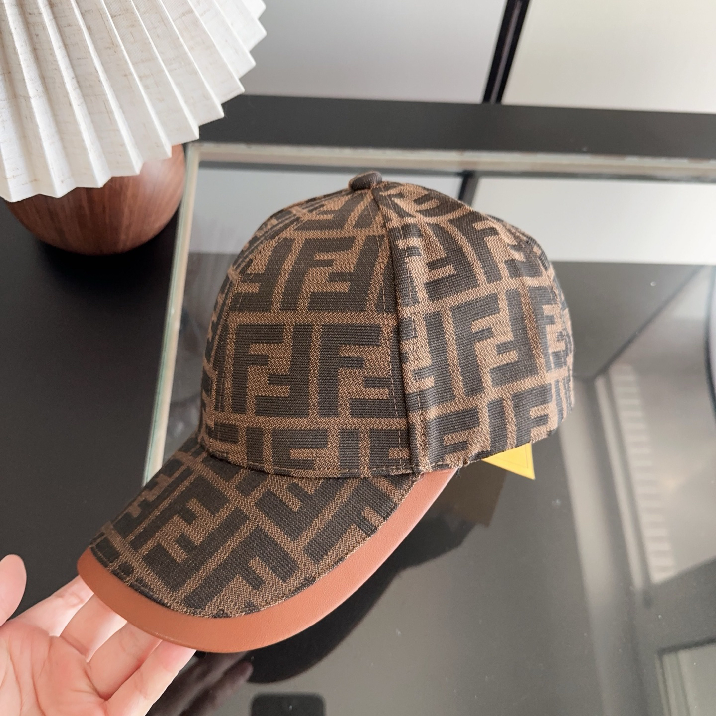[TOP] FENDI Baseball Hat - Brown - 711 Luxury