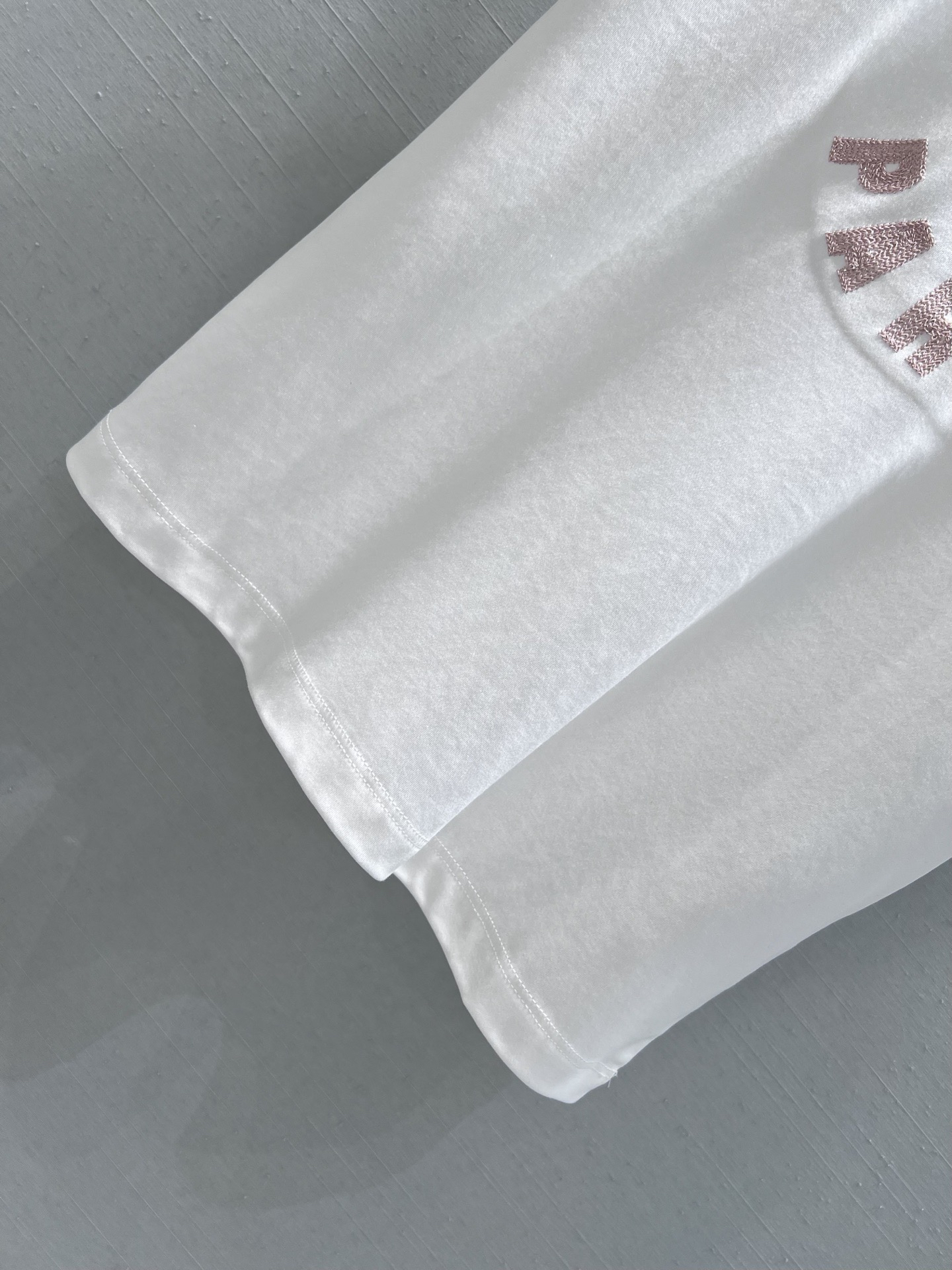 [TOP] CELINE Color Block Collar T-Shirt - White