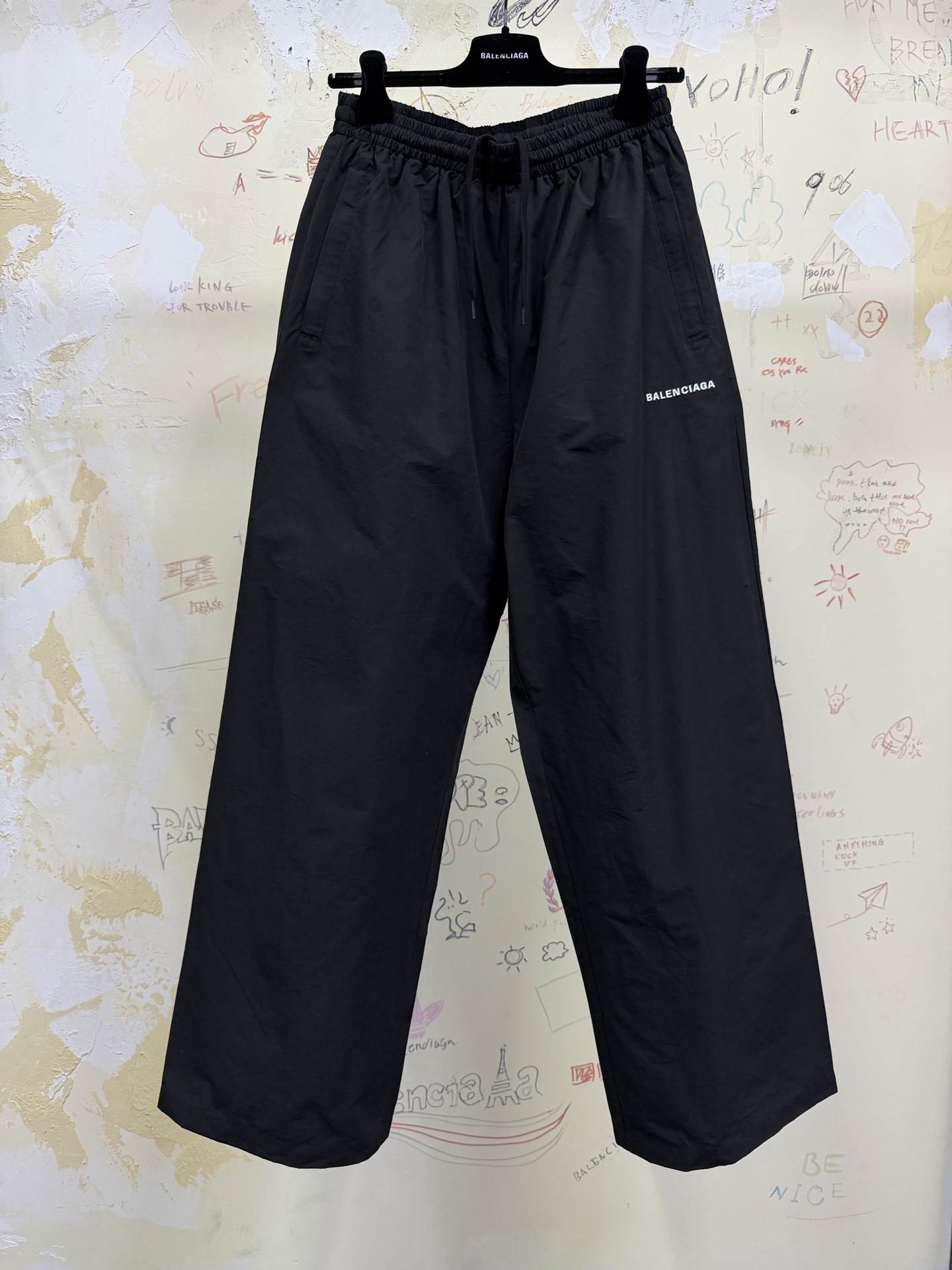 Balenciaga Mesh Lined Nylon Windbreaker Jacket #334968