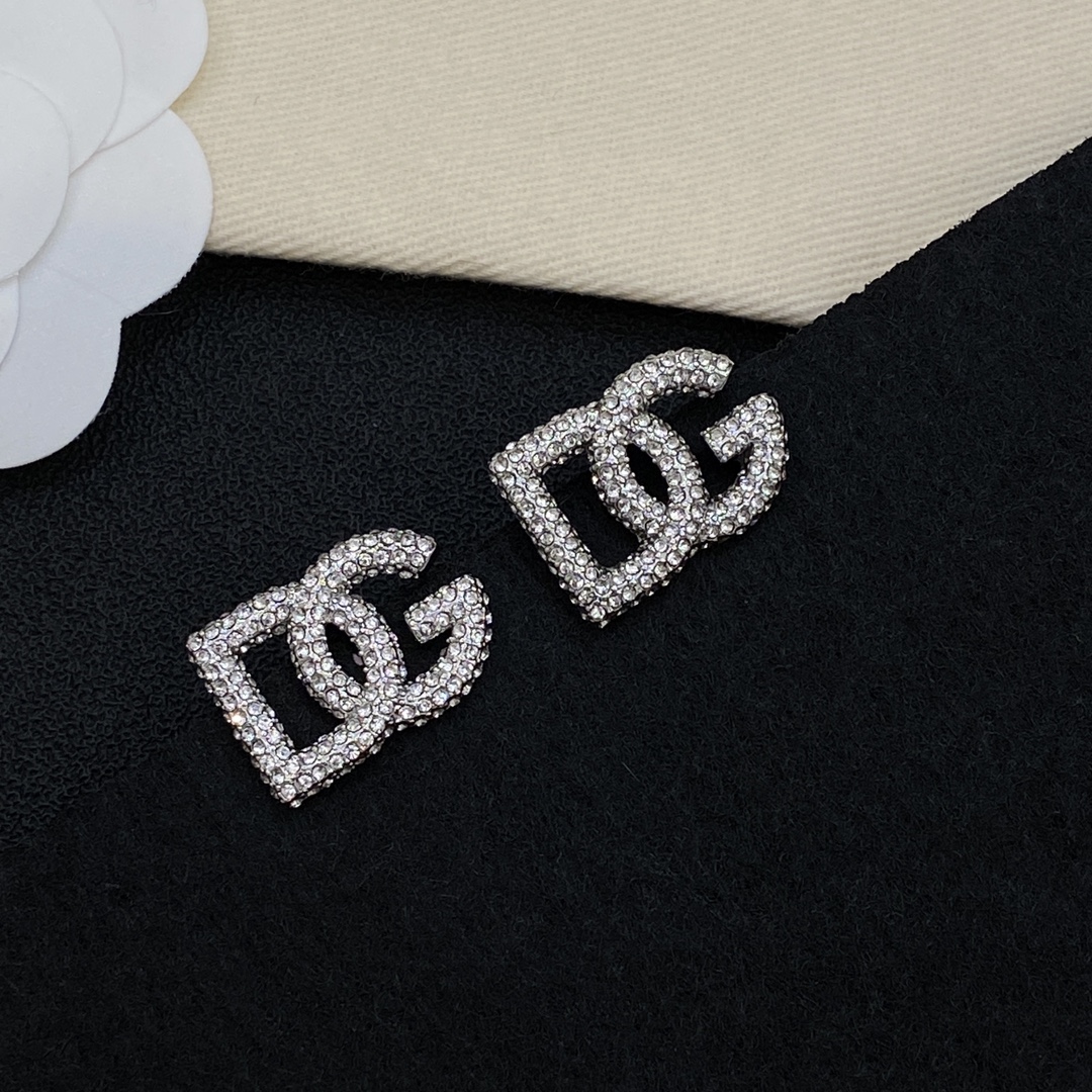 [TOP] Dolce & Gabbana D&G Earrings - Silver