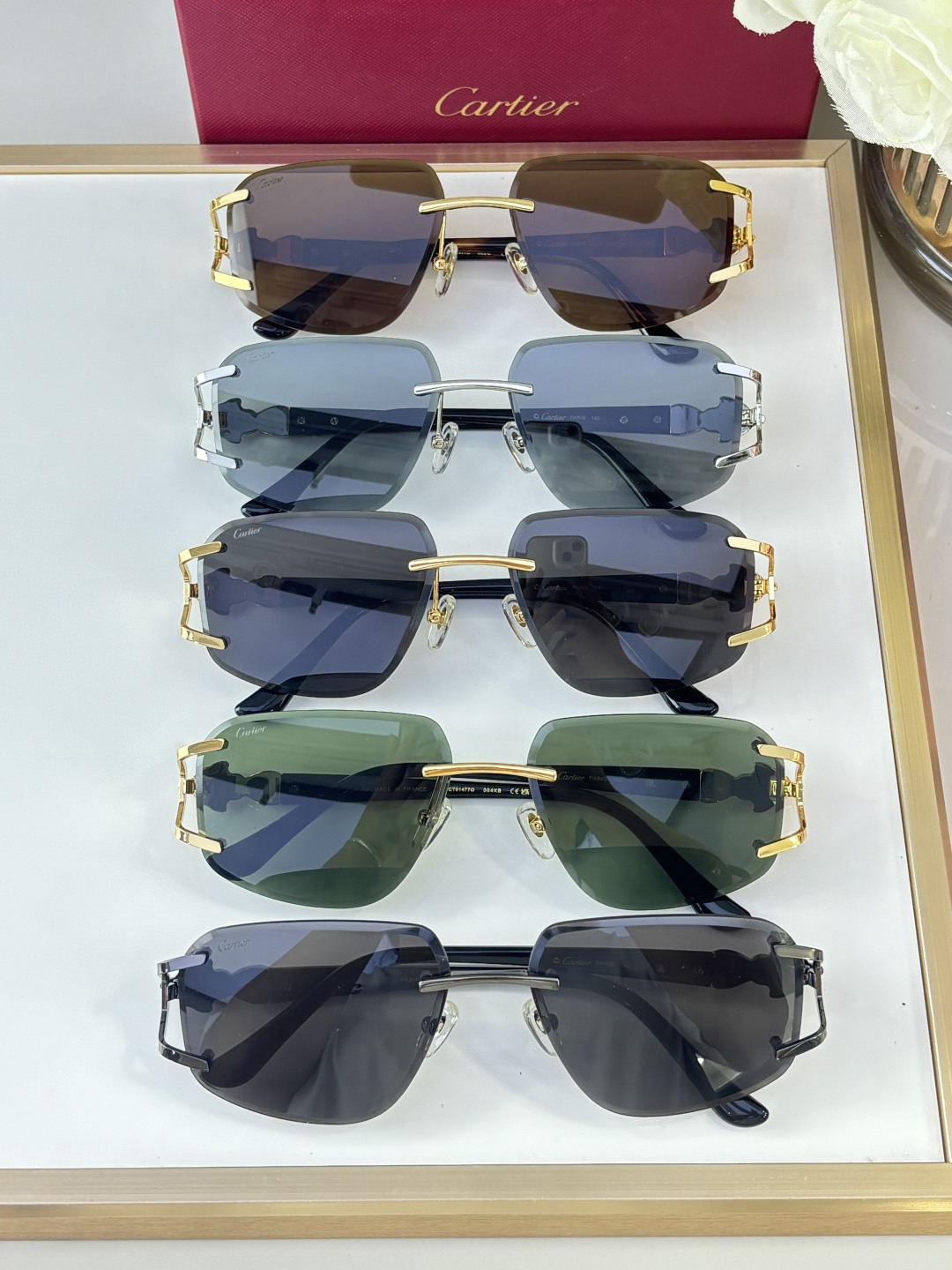 [TOP] Cartier Sunglasses - 5 Color - 711 Luxury