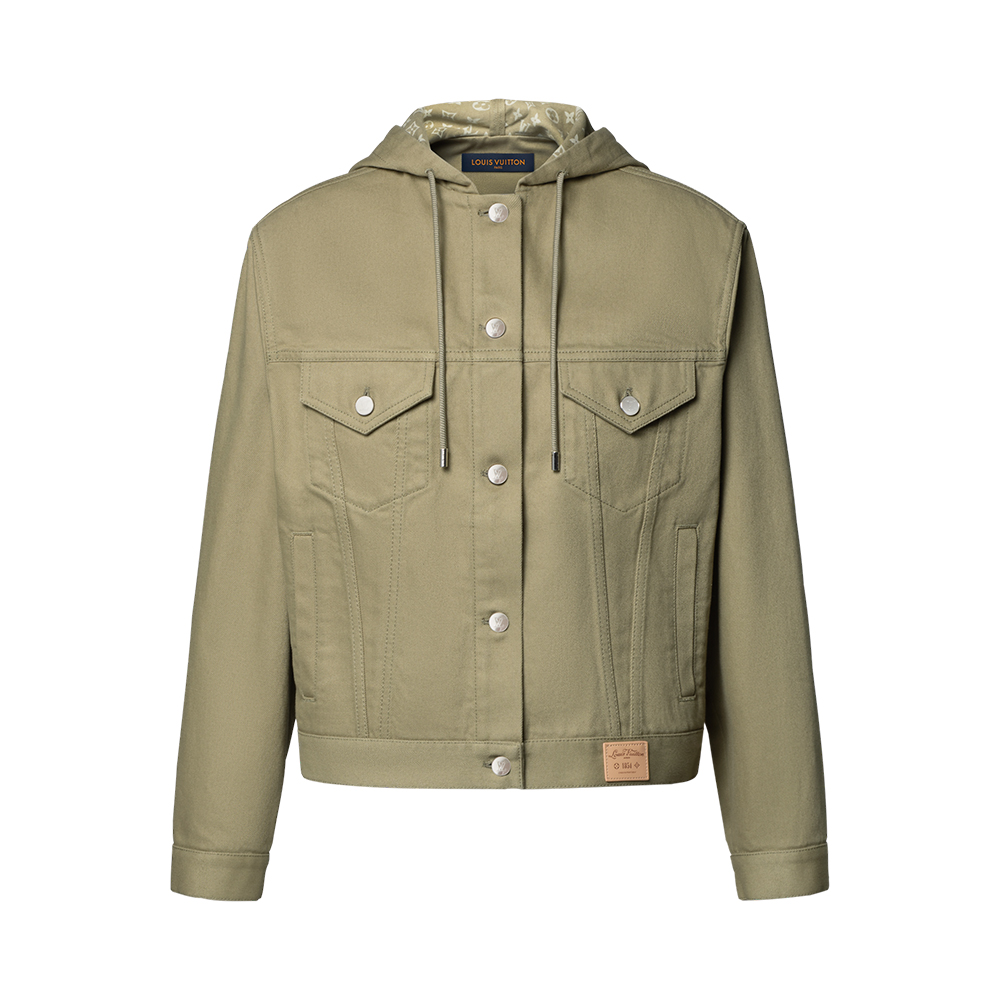 Louis Vuitton Clothing LOUIS VUITTON Top-quality Version Hooded Inside-Out Monogram Jacket #389863 | Nigo Office