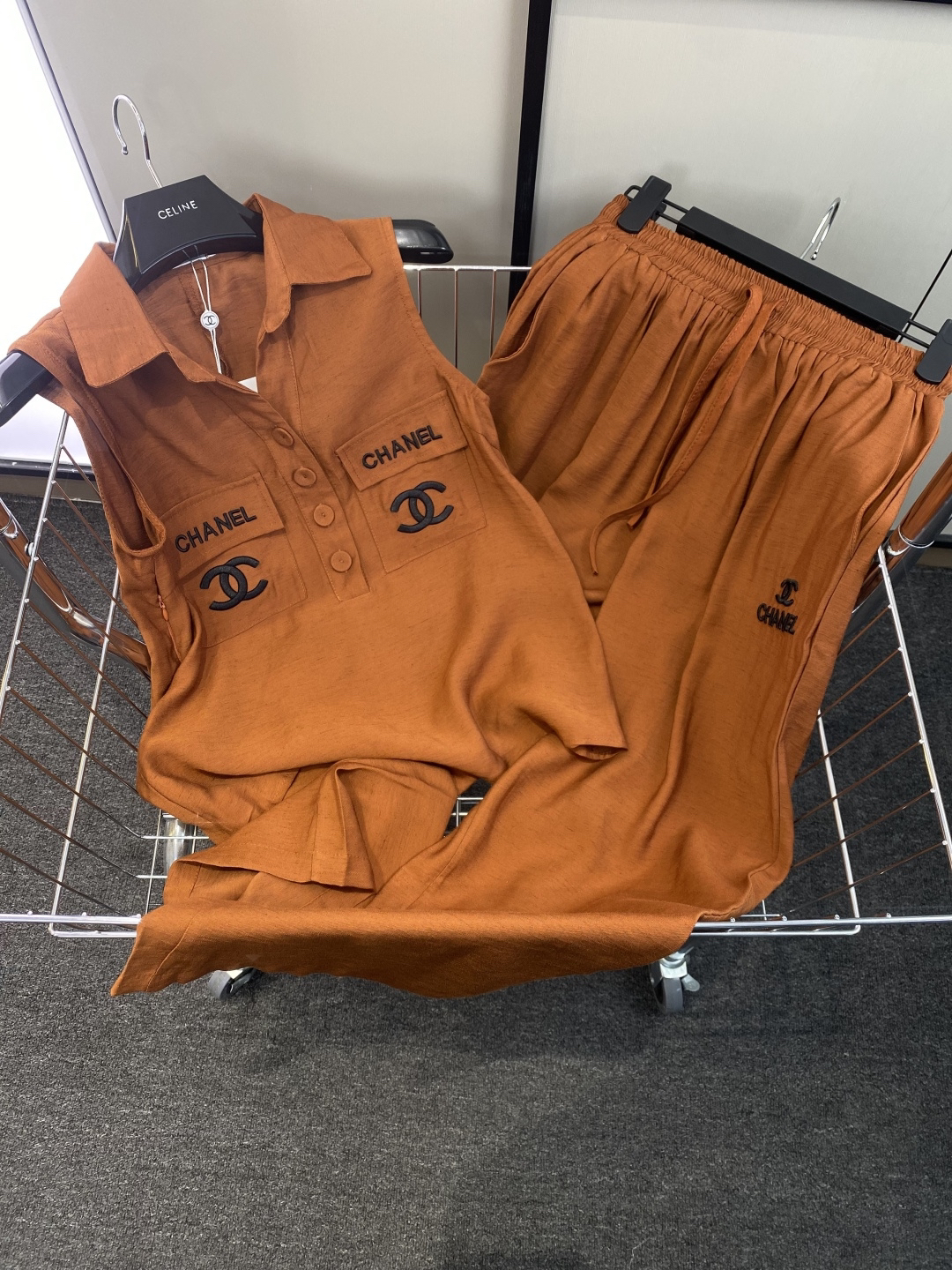 [TOP] CHANEL Suit -Orange