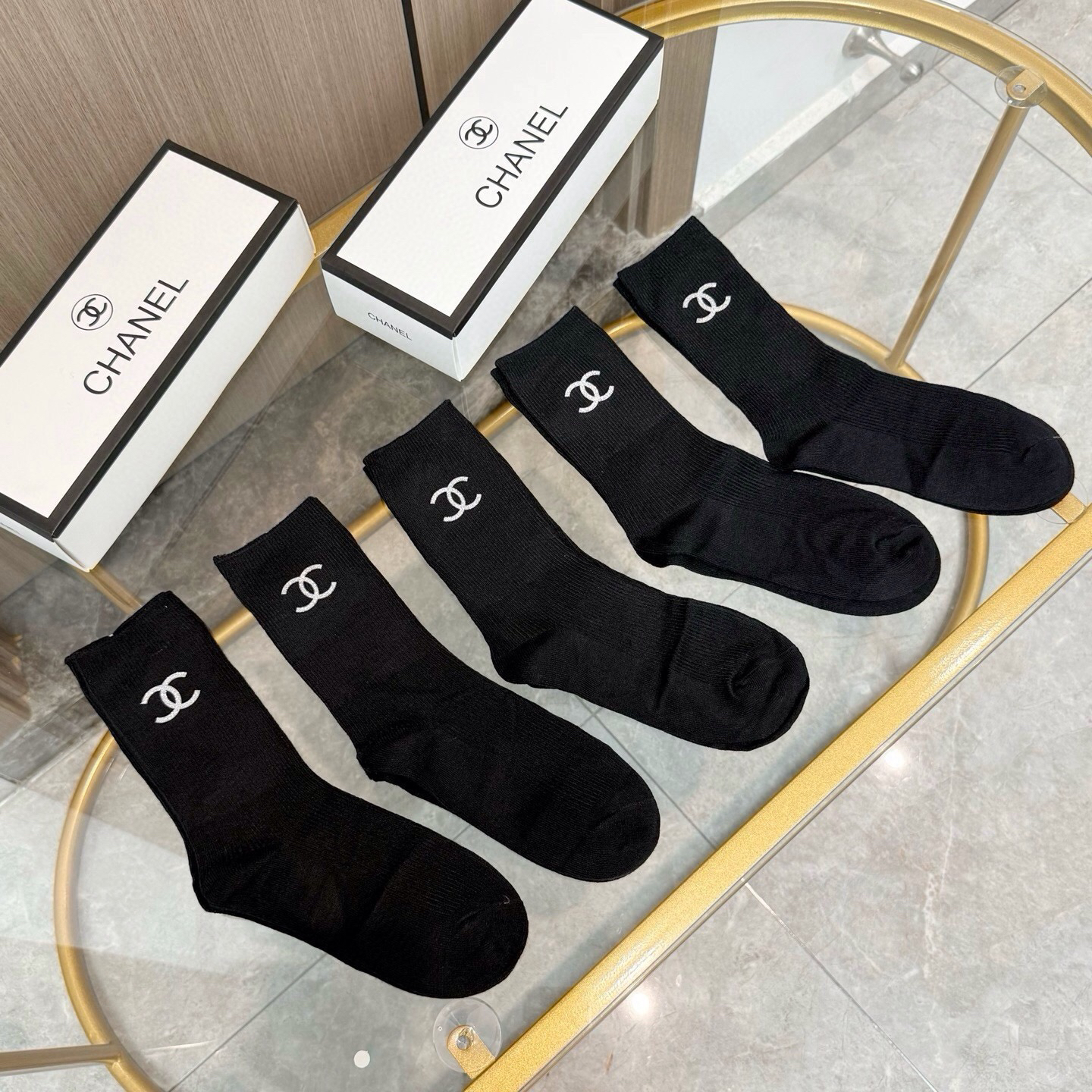 [TOP] CHANEL Socks - 5 Pieces as a Set - 711 Luxury