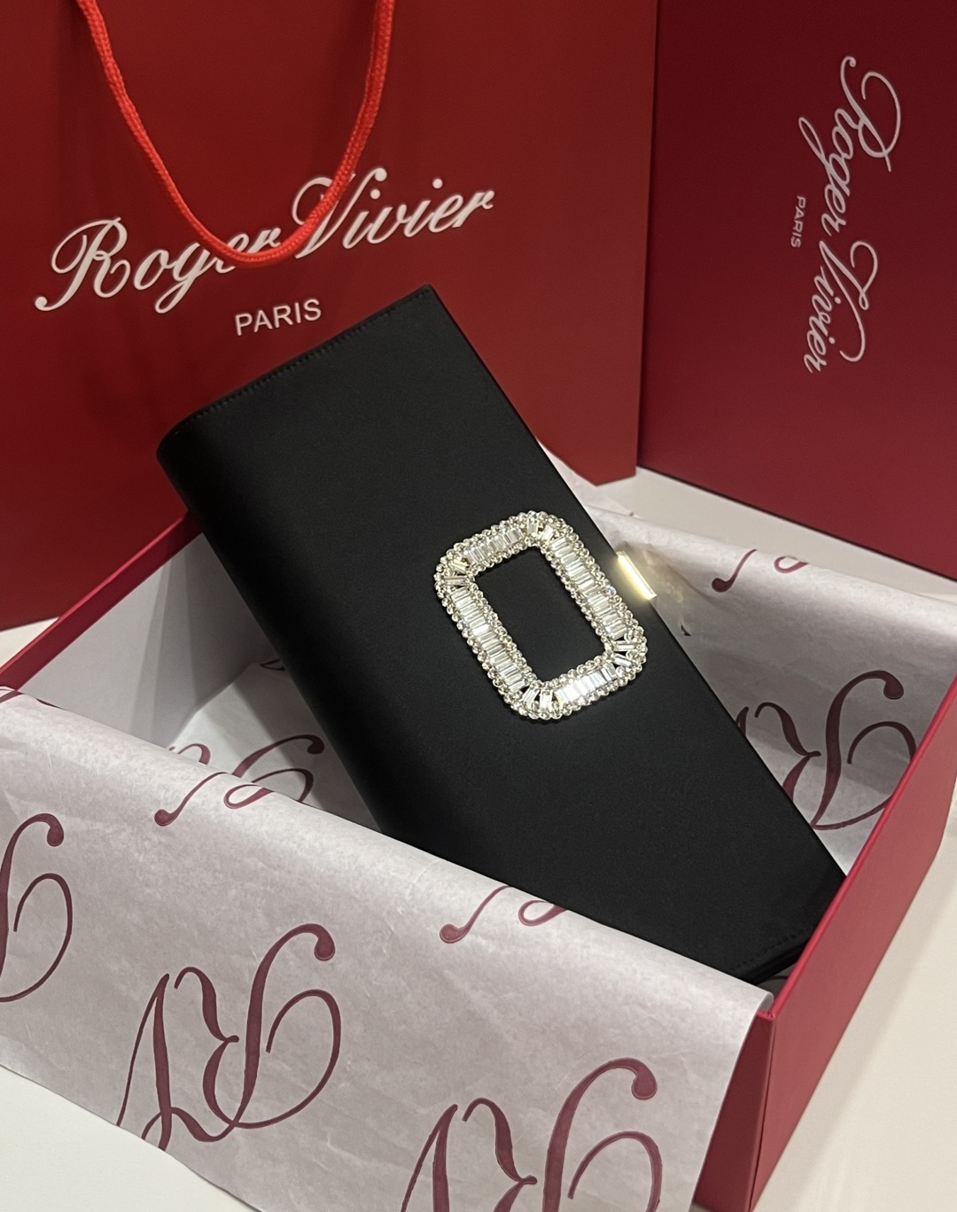 [TOP] ROGER VIVIER Diamond Bag 27 CM - Purple - 711 Luxury