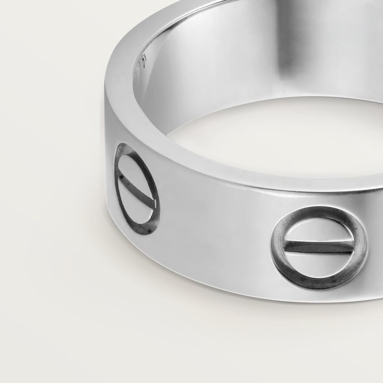 Carty Love Grand Union Ring ,White Gold,Classic Model