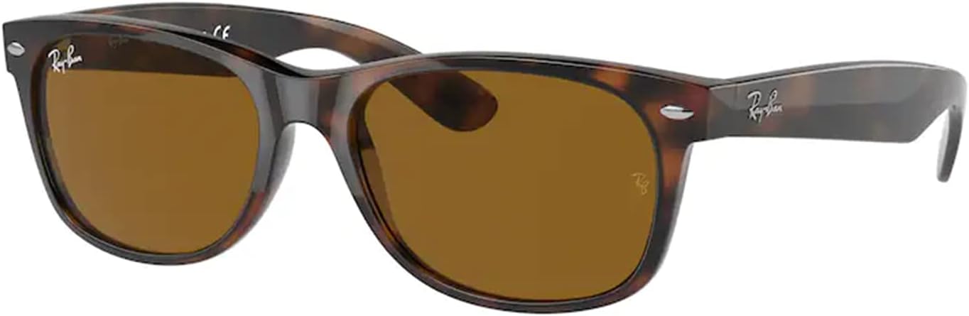 Ray-Ban RB2132 POLARIZED NEW WAYFARER Square Sunglasses For Men For Women +BUNDLE with ACCESSORY EYEWEAR KIT