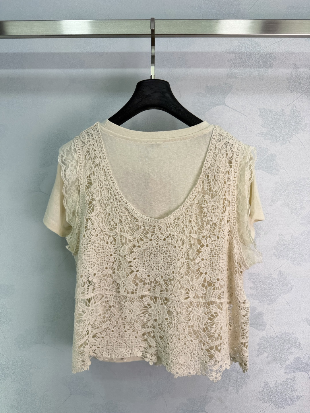 [TOP] Miu Miu T-shirt - Beige - 711 Luxury