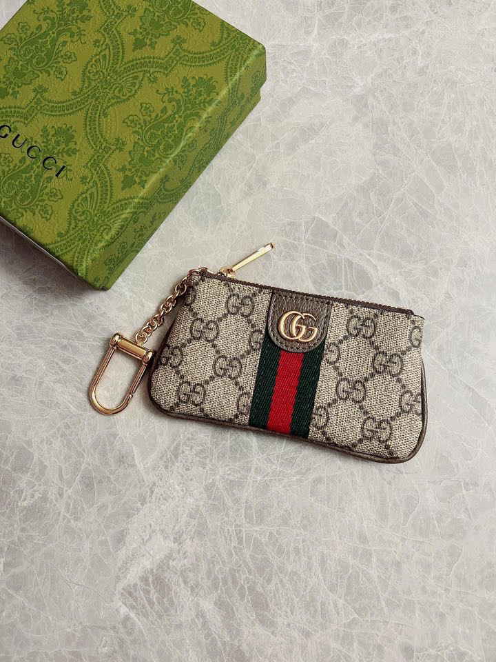 [TOP] GUCCI Wallet 12x7.5x1.5cm - Brown - 711 Luxury