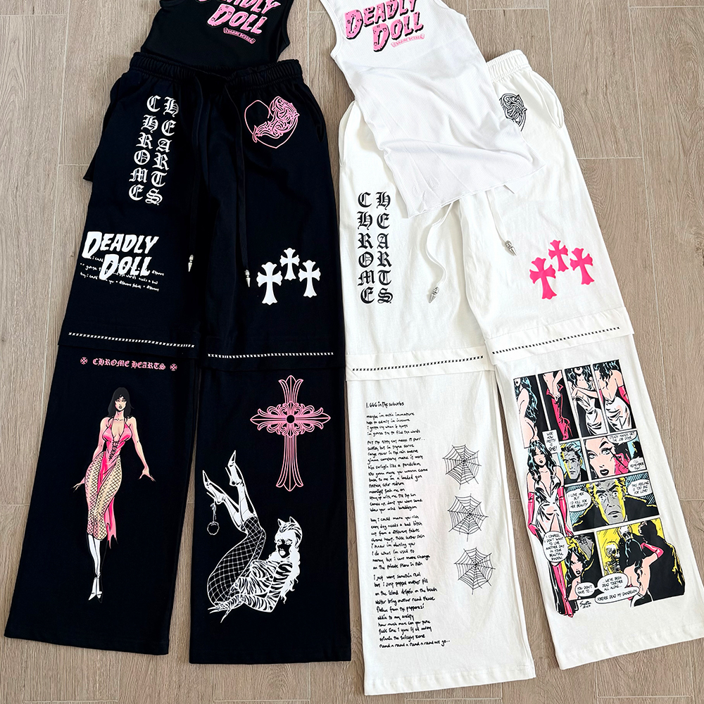 Chrome Hearts Clothing Chrome Hearts x Deadly Doll Miami Exclusive Sweatpants #395189 | Nigo Office