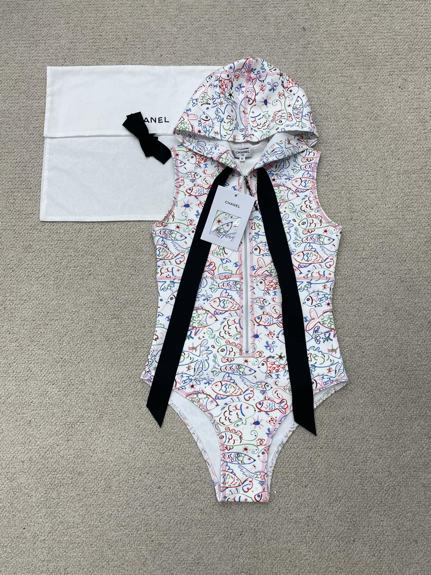 Chanel Clothing Chanel Silk Knitted Swimsuit #378897 View 2 | Nigo Office