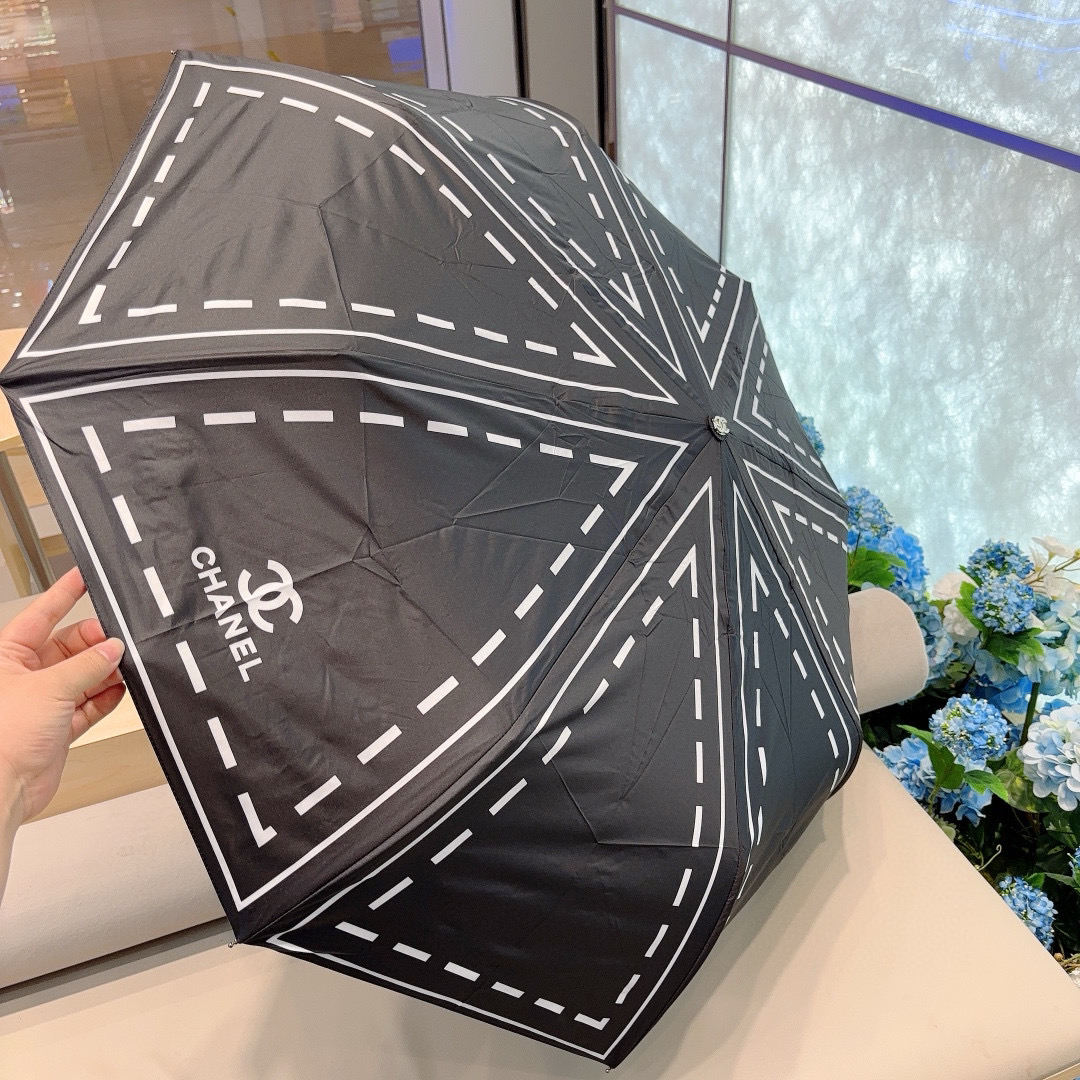 [TOP] CHANEL Umbrella - Black - 711 Luxury