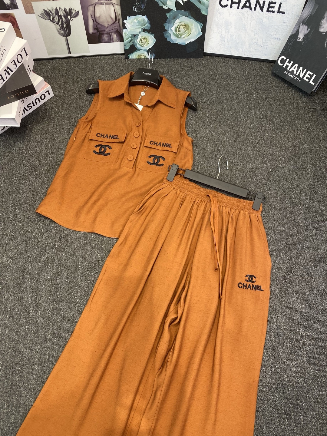 [TOP] CHANEL Suit -Orange