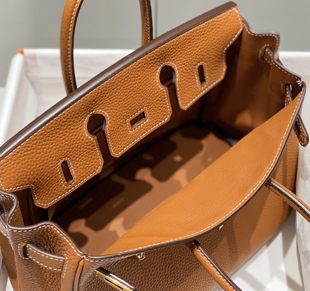 [TOP] HERMES Birkin Togo Leather 25cm - Gold & GHW