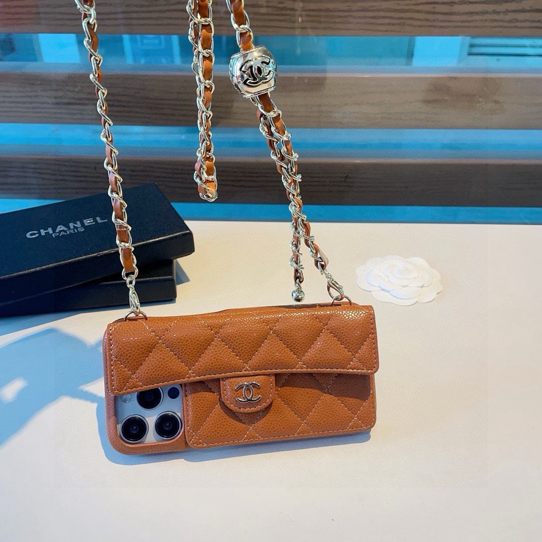 [TOP] CHANEL Phone Case - Brown - 711 Luxury