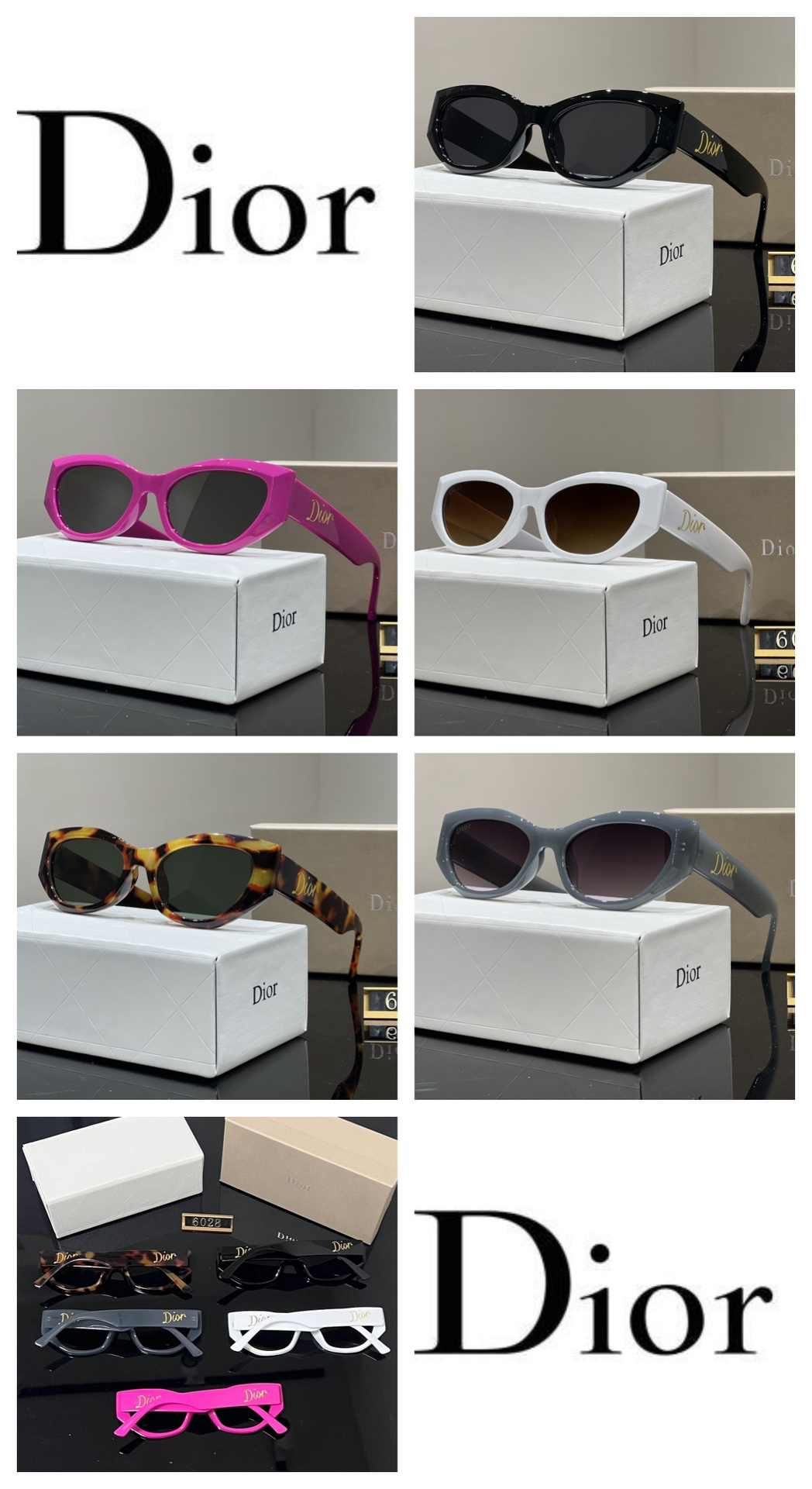 [TOP] Christian Dior Sunglasses - 8 Colors - 711 Luxury
