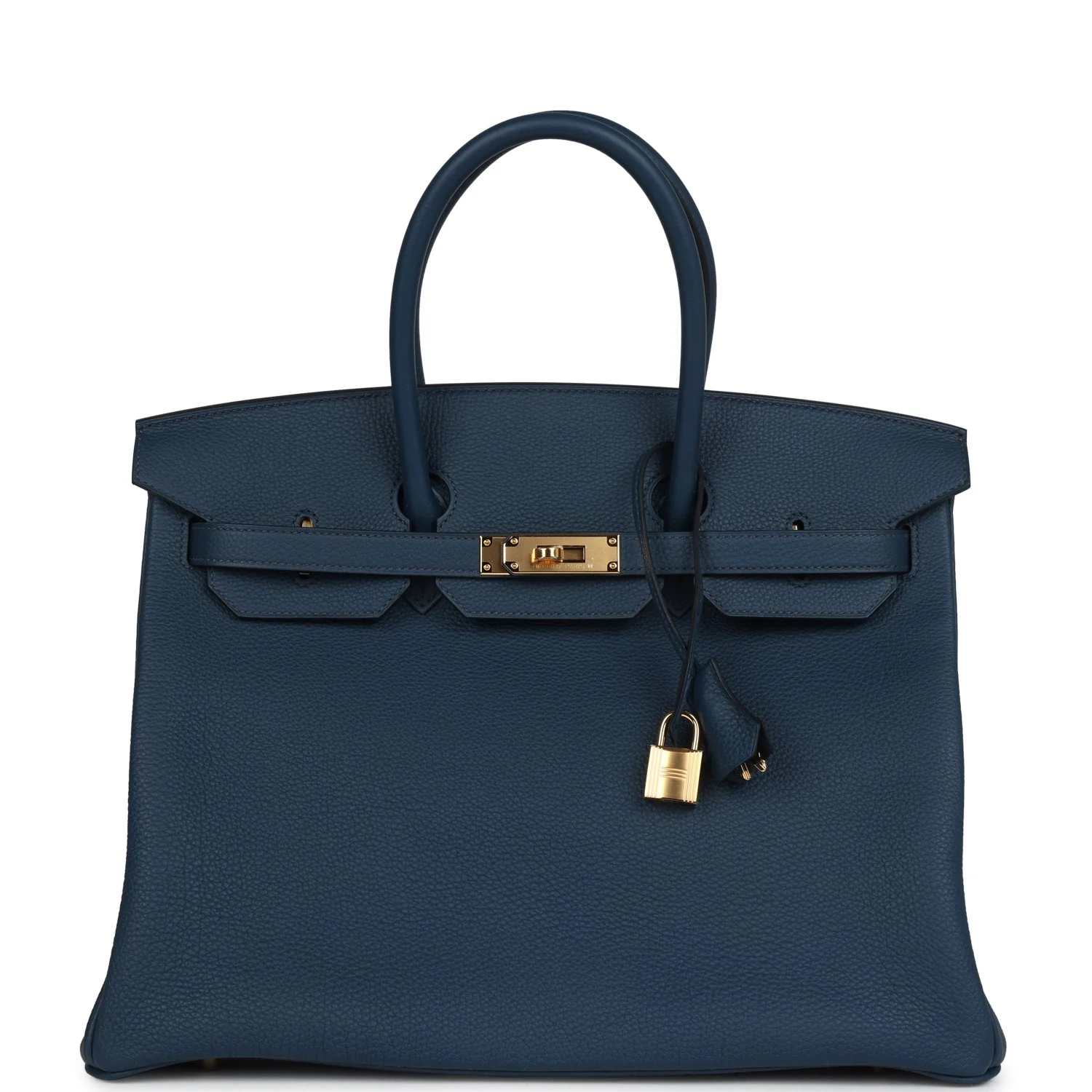 Hermes BirkinBleu De Prusse Togo Gold Hardware