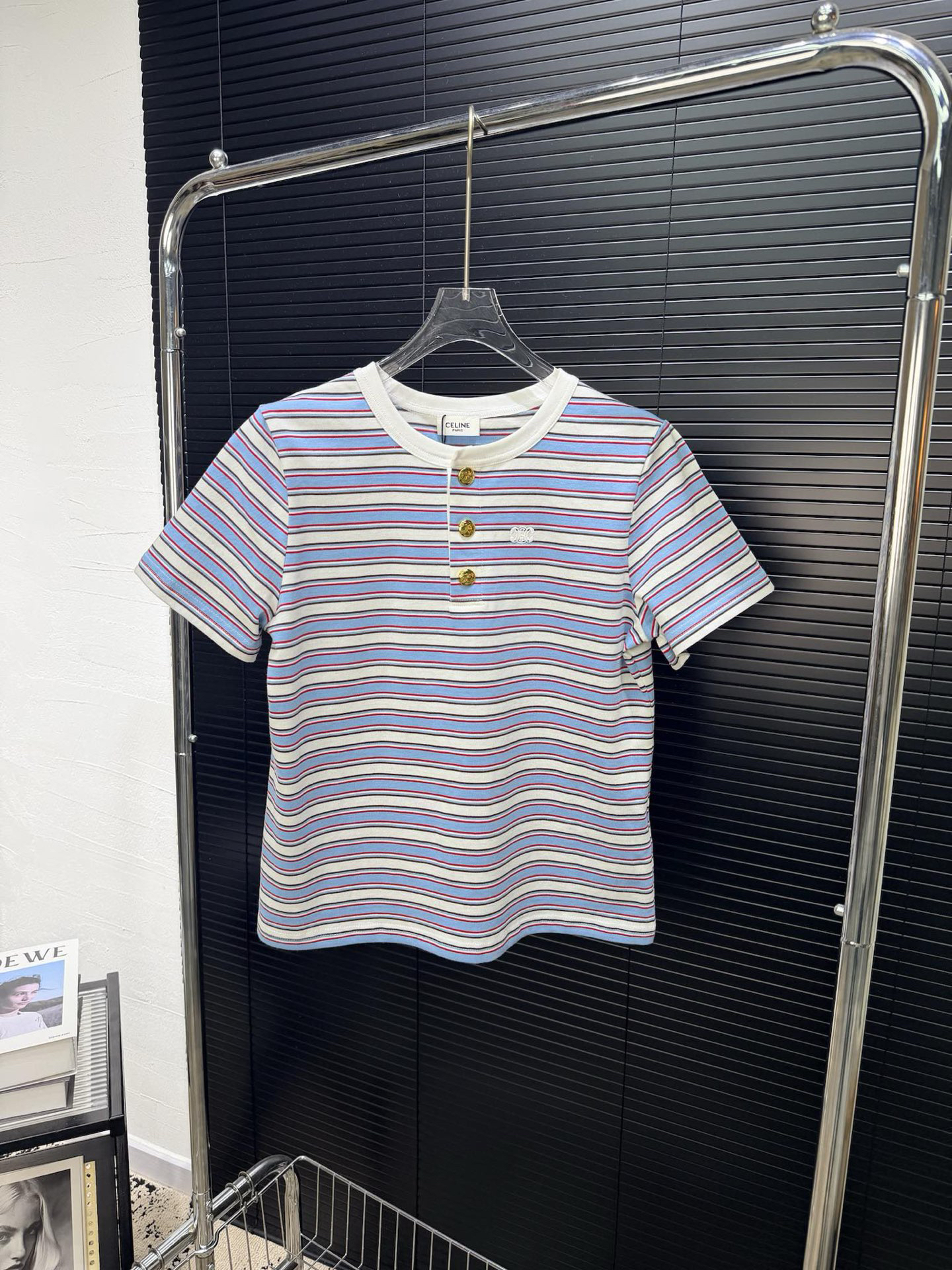 [TOP] CELINE T-shirt - Blue