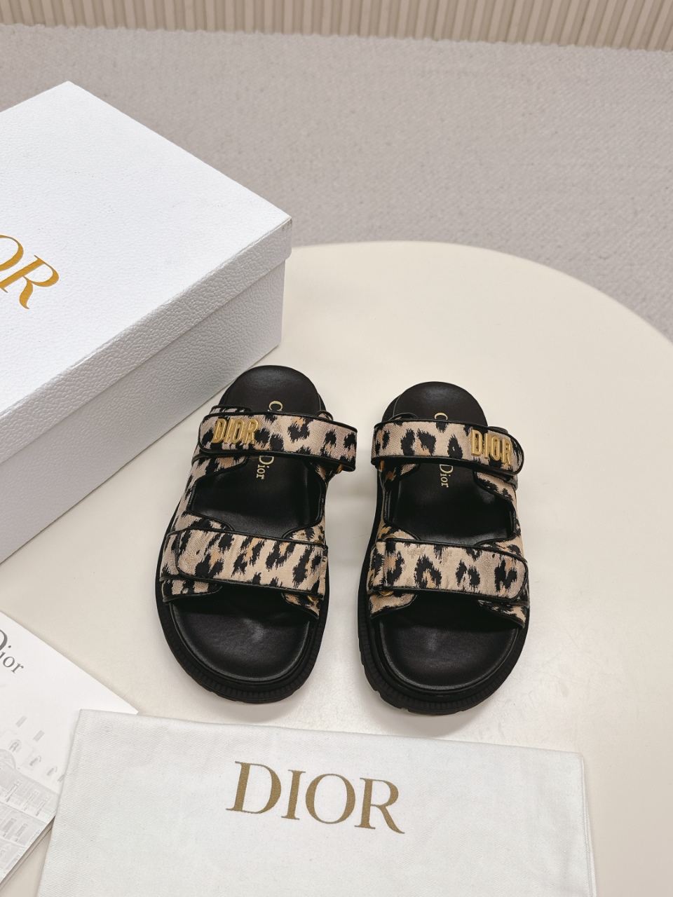 [TOP] Christian Dior Sandals - Black - 711 Luxury