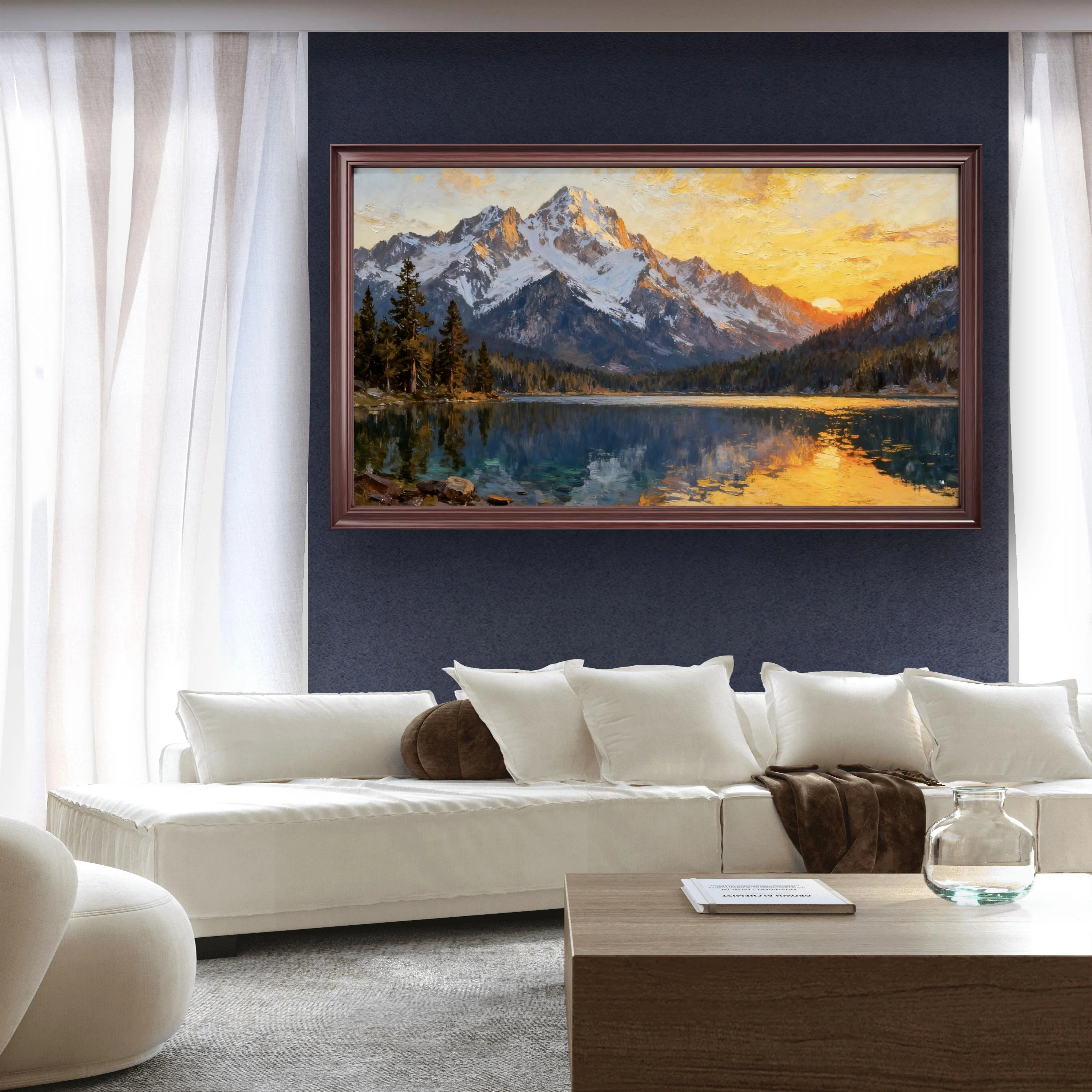 Mountains in Evening Light