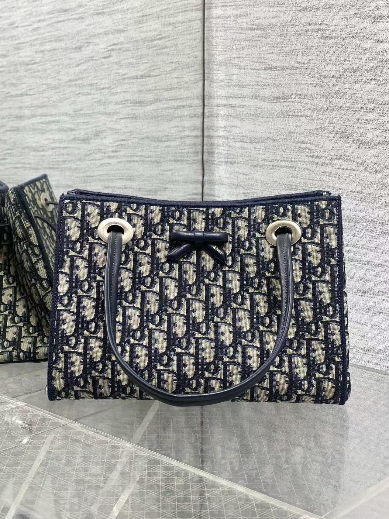 [TOP] Christian Dior Promenade Bag  27 x 19 x 13.5cm - Blue - 711 Luxury