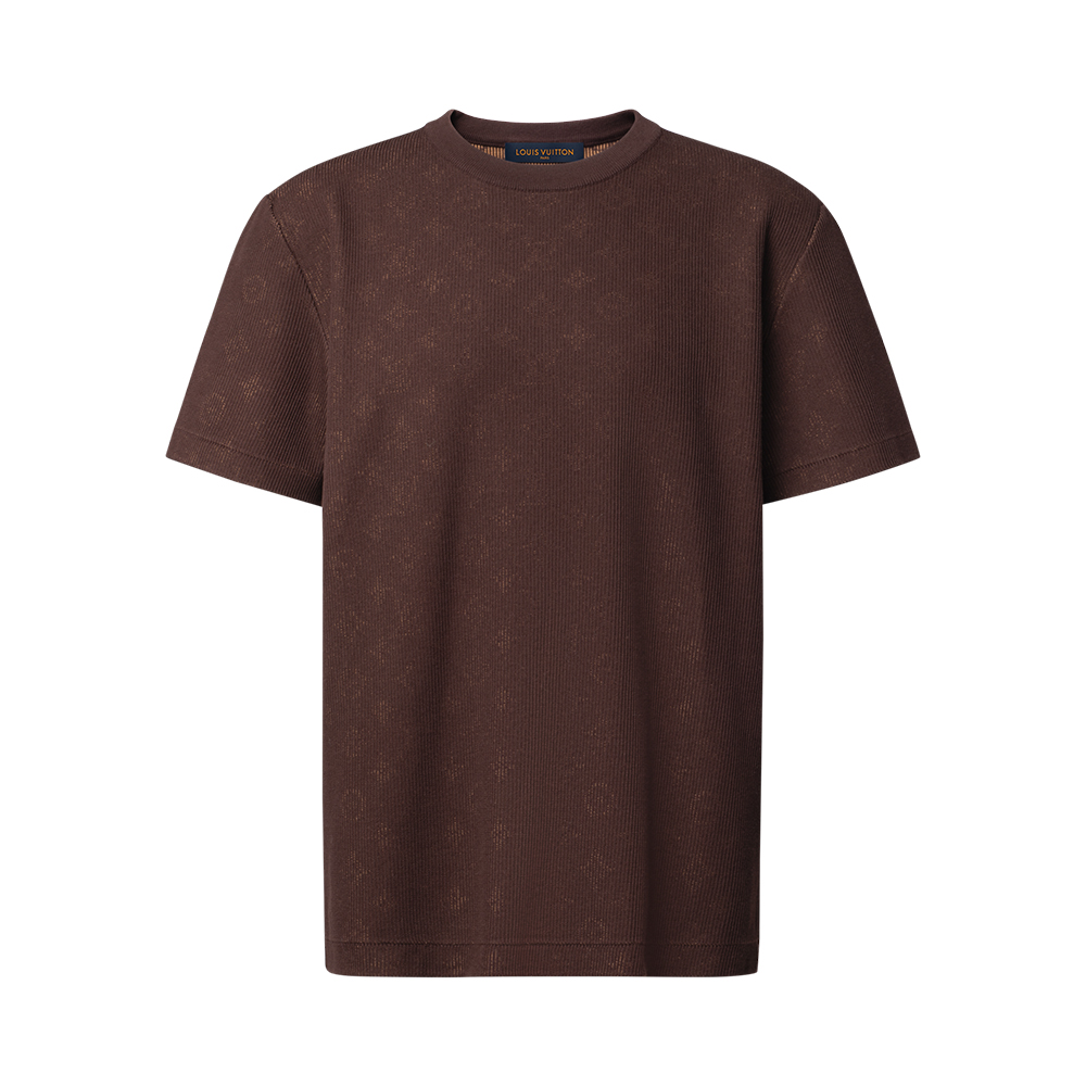 Louis Vuitton Accessory LOUIS VUITTON Hidden Monogram Short-Sleeved Jacquard Crewneck #394376 | Nigo Office
