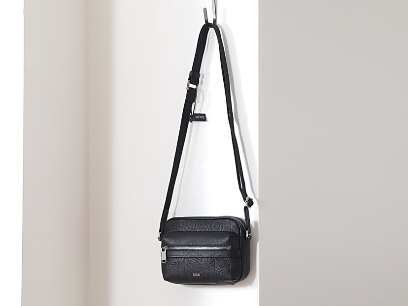 [TOP] Christian Dior Men's Bag 18.5x13.5x7cm - Black - 711 Luxury
