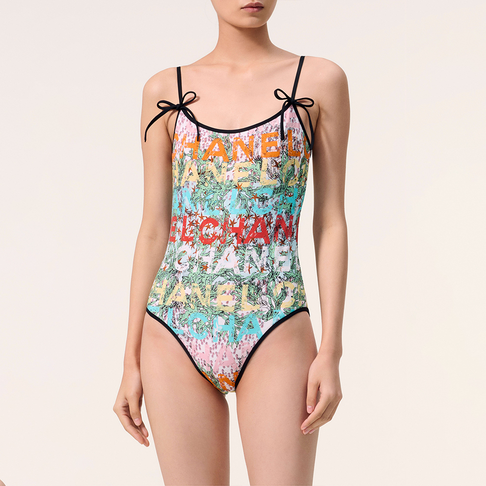 Chanel multicolor Clothing CHANEL Swimsuit Stretch Jersey Multicolor #386533 | Nigo Office