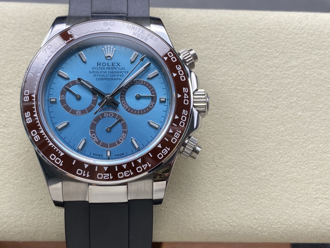 [TOP] ROLEX Men's Watch 40 mm - Blue
