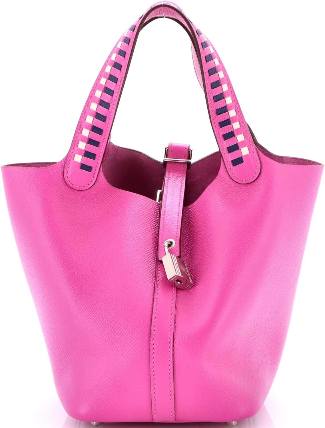 Hermès, Pre-Loved Picotin Lock Bag Tressage Epsom PM, Magnolia
