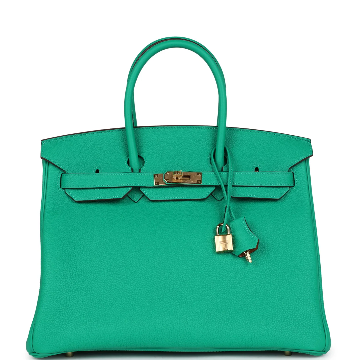 Hermes Special Order (HSS) BirkinMenthe Verso Togo Gold Hardware