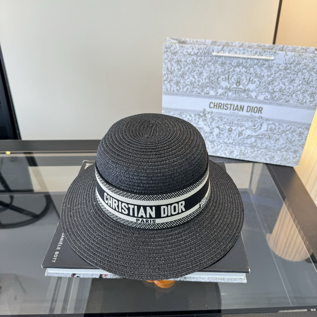 [TOP] Christian Dior Hat - Black - 711 Luxury
