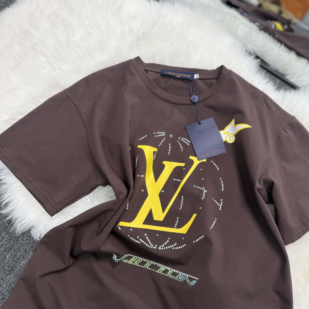 [TOP] Louis Vuitton LV T-shirt - Brown