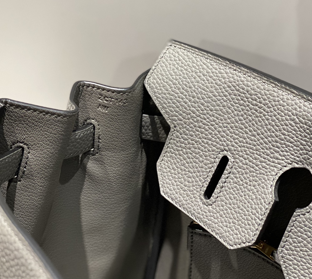 [TOP] HERMES Birkin Togo Leather 35cm - Gris Orage  & GHW