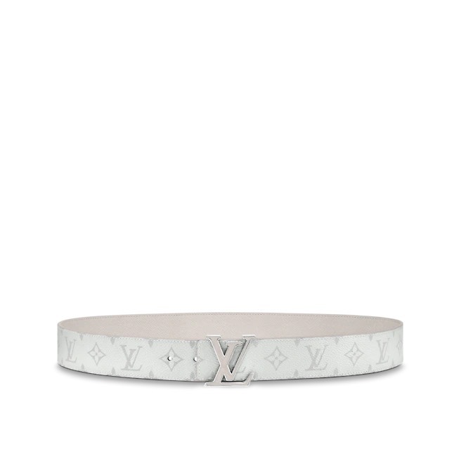 [TOP] Louis Vuitton LV Men's Belt Calfskin 4cm - White - 711 Luxury