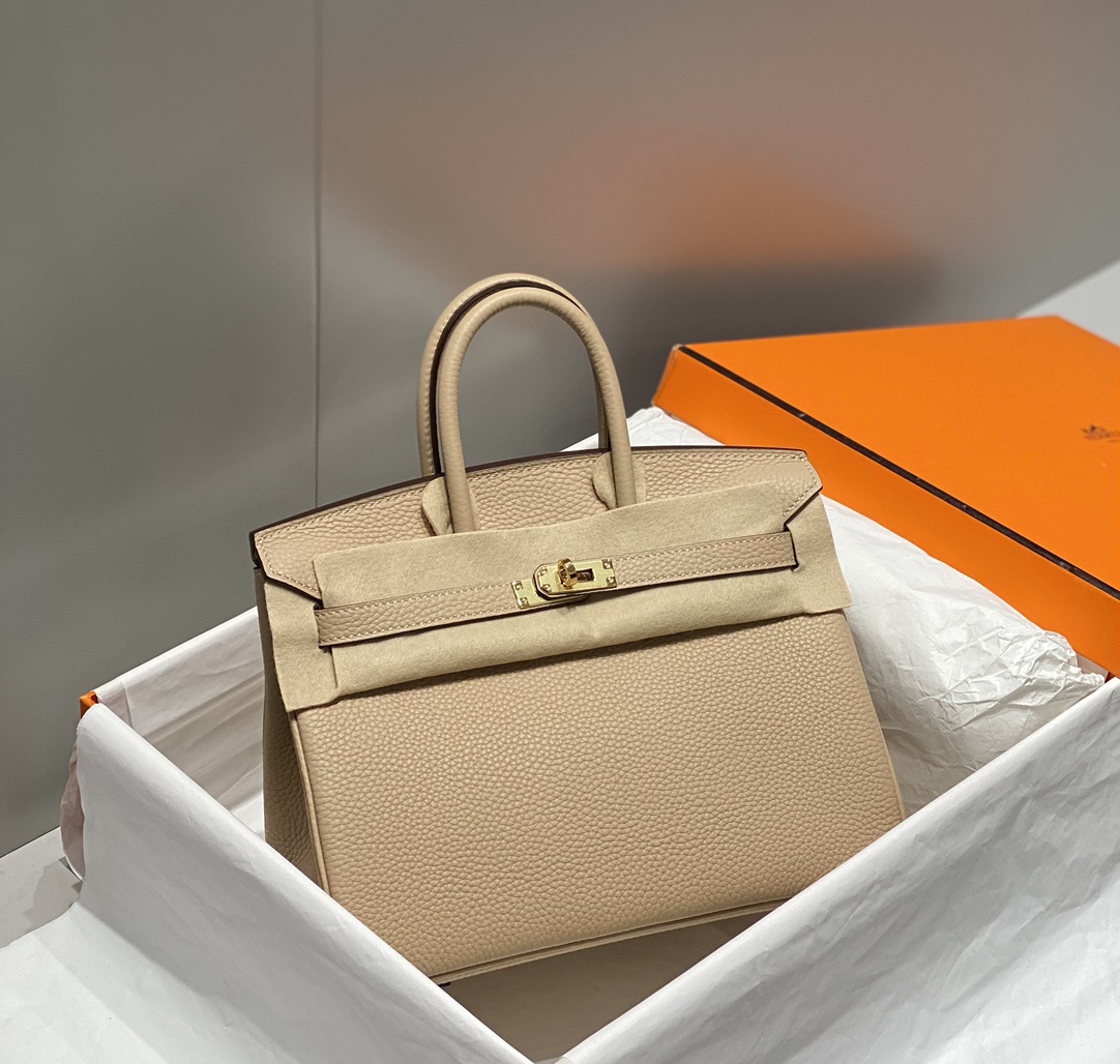 [TOP] HERMES Birkin Togo Leather 25cm - Trench & GHW - 711 Luxury