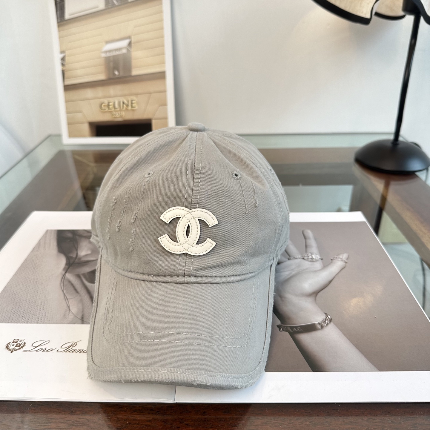 [TOP] CHANEL Baseball Cap - Grey - 711 Luxury