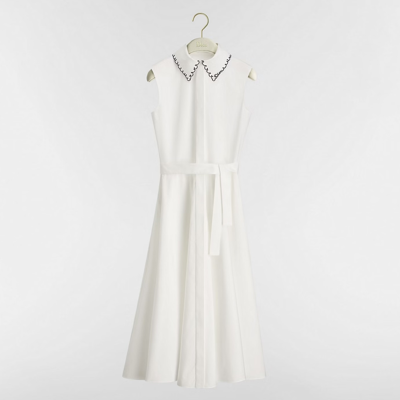 Dior Sleeveless White Dress #384036