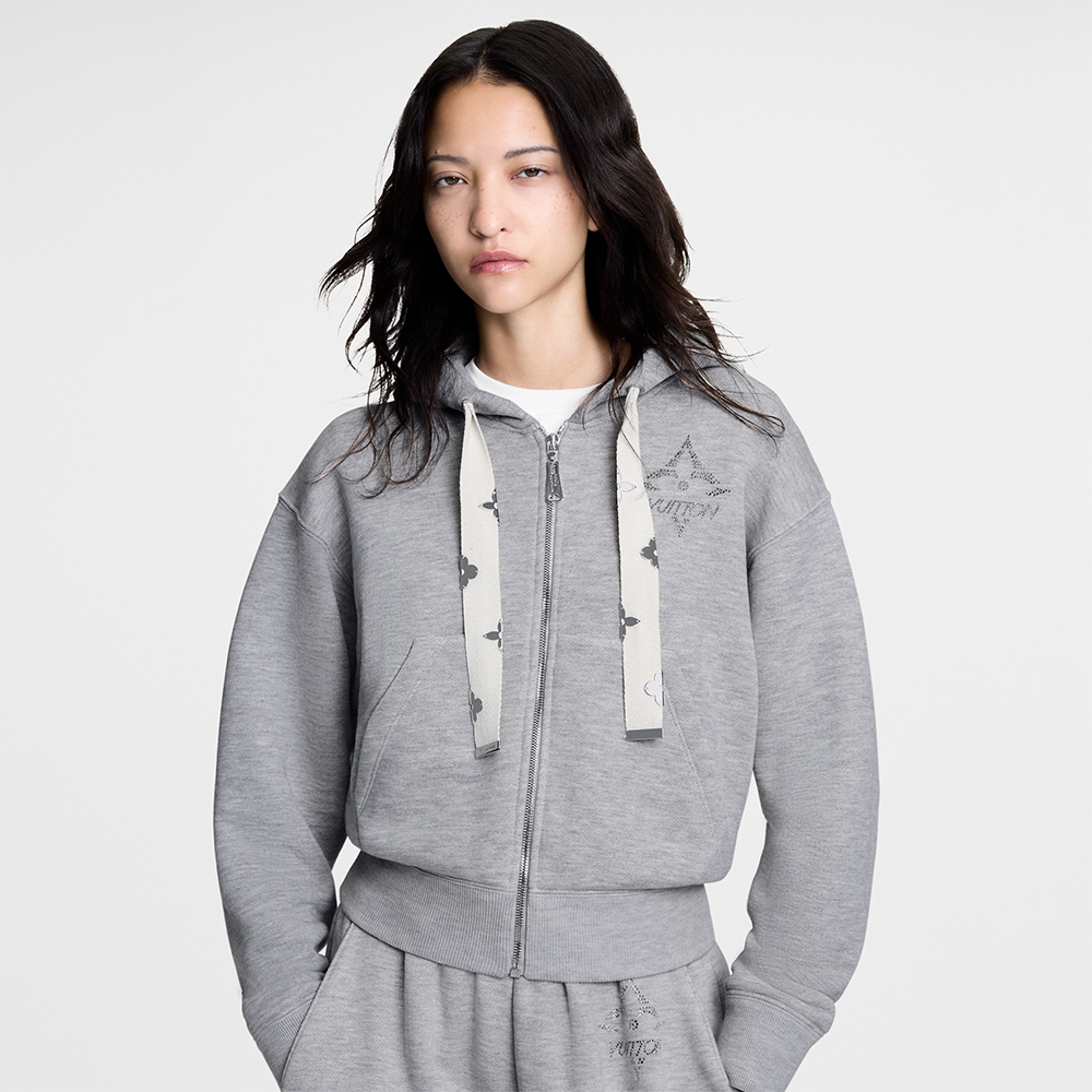 Louis Vuitton Clothing LOUIS VUITTON Monogram Flower Accent Hoodie | Nigo Office
