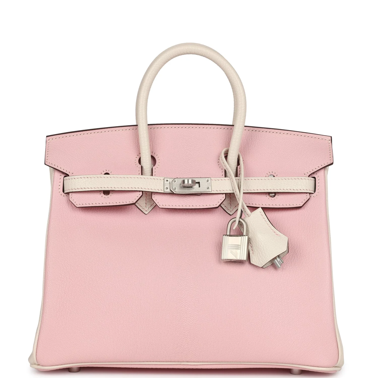 Hermes Special Order (HSS) BirkinRose Sakura and Nata Swift Brushed Gold Hardware