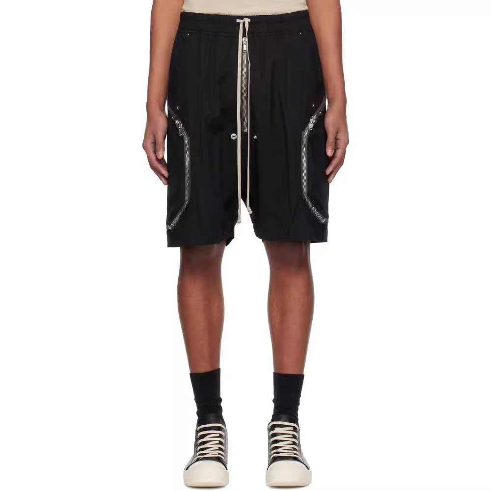 Rick Owens Blixa Bela Zip-pocket Shorts #386385