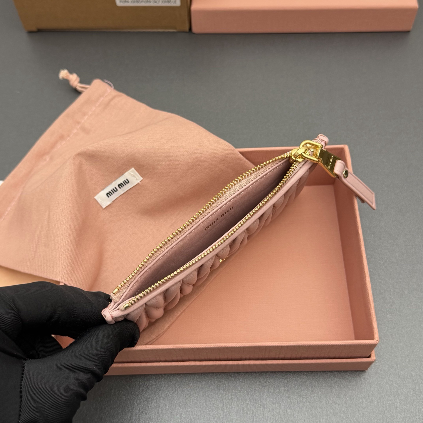 [TOP] Miu Miu  Wallet 15 x 8 cm - Pink