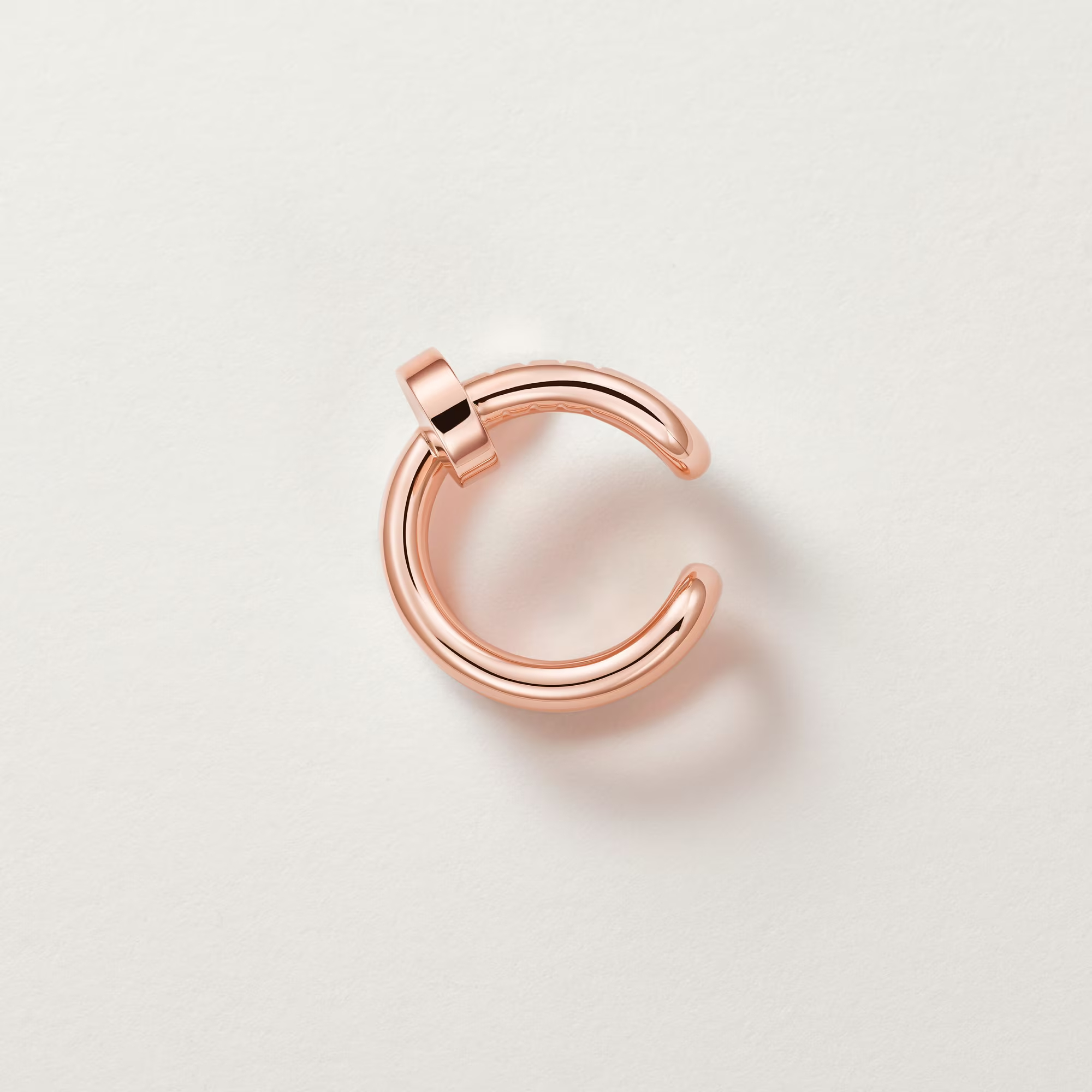 Carty Nails Infinity Wrap Earrings ,Rose Gold,Ear clip